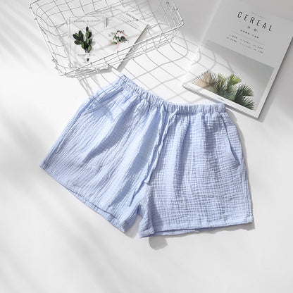 Sommer-Pyjama aus Baumwollgaze für Herren und Damen