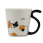 Schwarze Katze Tasse Kaffeetasse Frühstückstasse