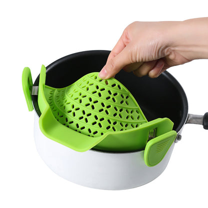 Kitchen helper silicone pot drain plug