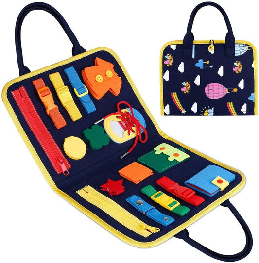 New activity book for kids activity board dress up and button up learning for babies early education preschool sensory learning toy