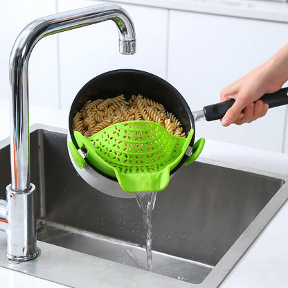 Kitchen helper silicone pot drain plug