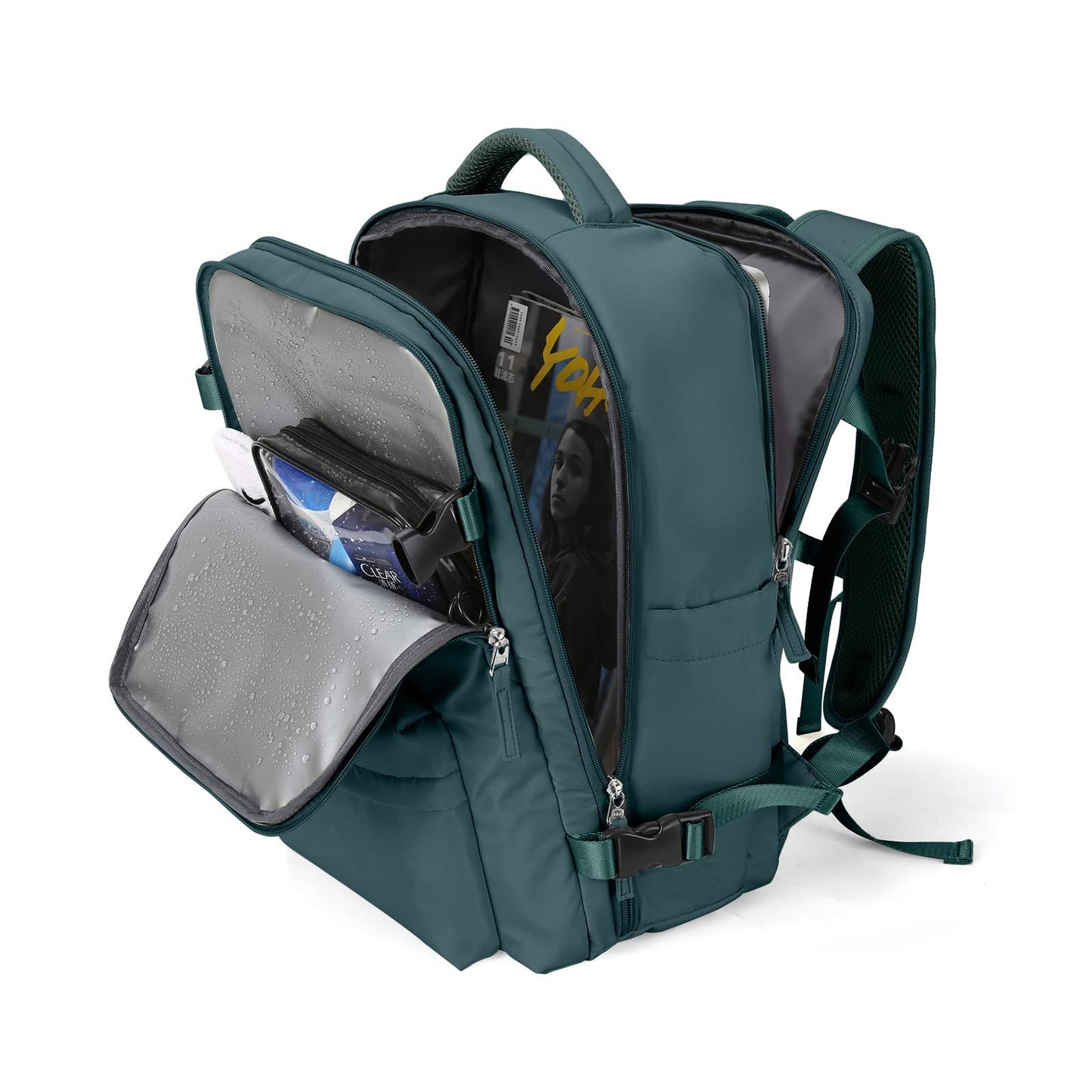 Fashionable travel backpack with large capacity