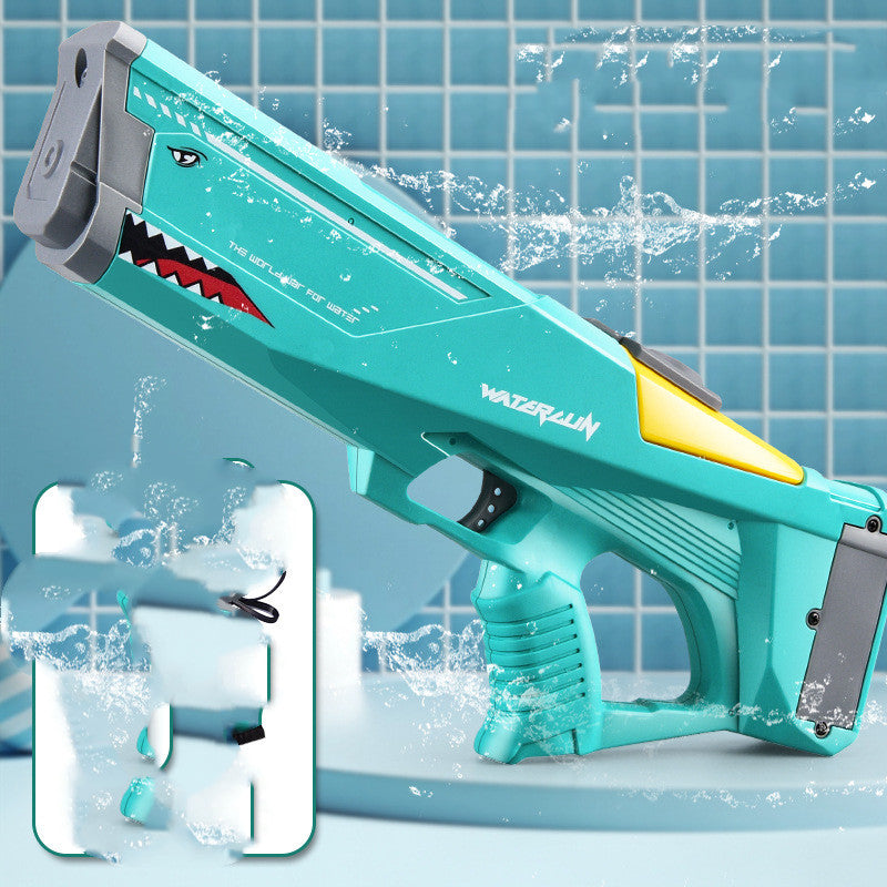 Automatic Electric Water Gun Toy Shark High Pressure Outdoor Summer Beach Toy Kids Adult Water Fight Pool Party Water Toys