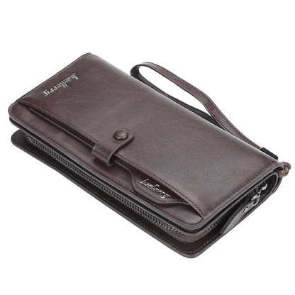 Retro multifunction cell phone bags wallet for men