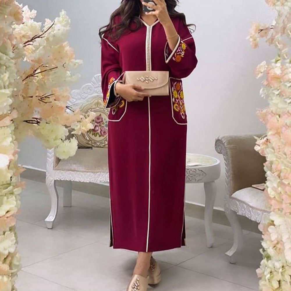 Muslimisches Kleid Dubai Hijab Langes Damen-Kapuzenmode-elegantes langes Kleid