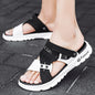 Waterproof leather sandals for men