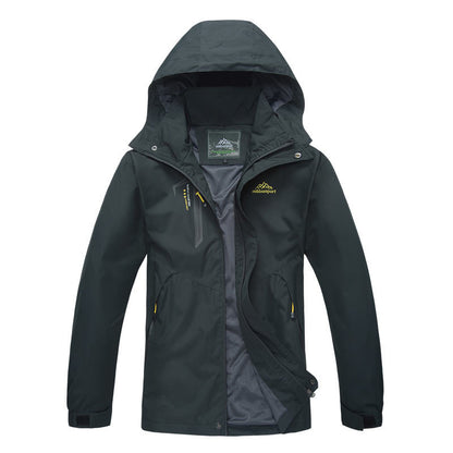 Thin waterproof outdoor jacket for men and women