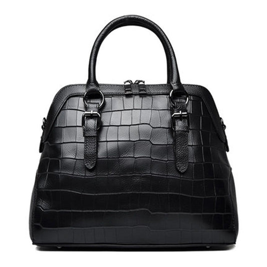 Handbag made of genuine leather fashionable bag made of cowhide for women