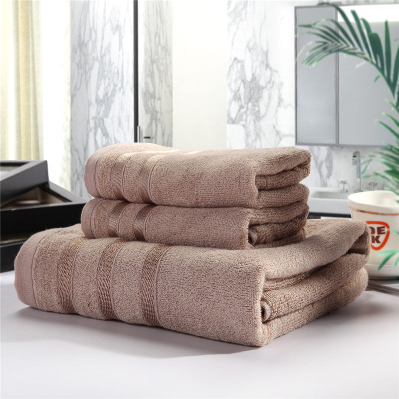 Bamboo towel set antibacterial and hypo allergenic