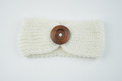 Baby wool headband handwoven hair accessory