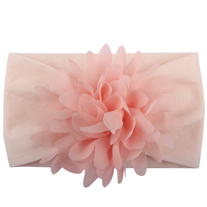 Kreatives Chiffon-Blumen-Stirnband für Babyhaare niedliches Prinzessinnen-Stirnband