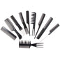 Ten-piece hair comb set