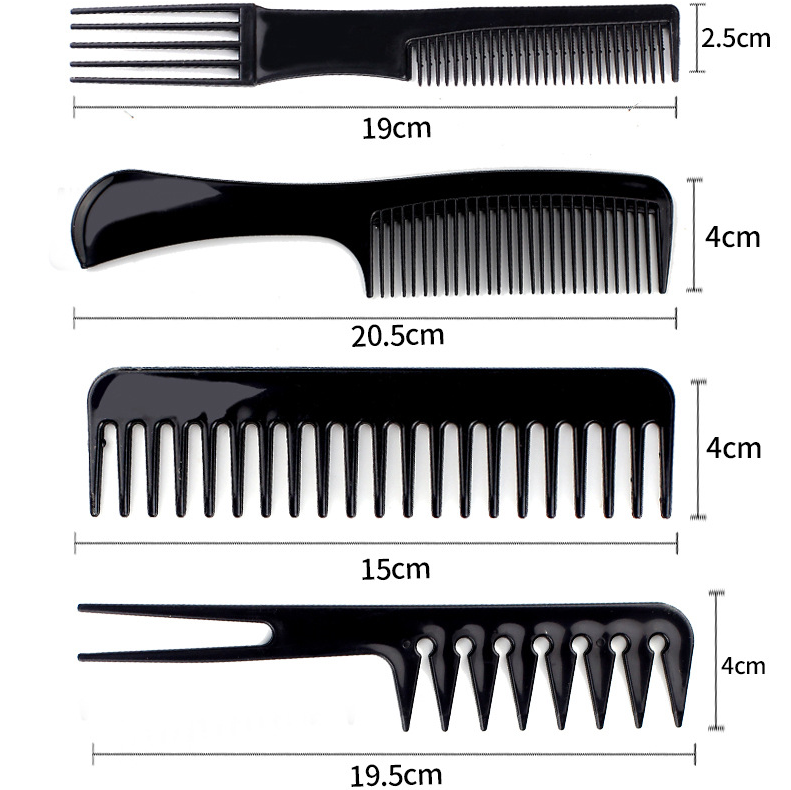 Ten-piece hair comb set