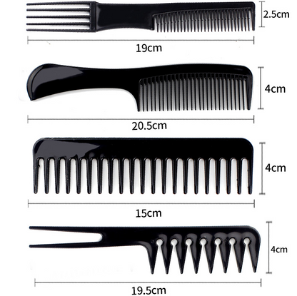 Ten-piece hair comb set