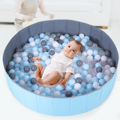 Large foldable indoor ball pool for children