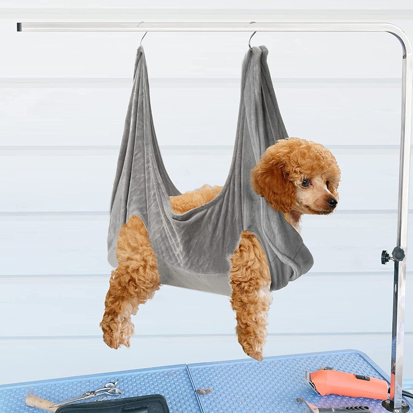 Dog Grooming Hammock Nail Trimming Aid Dog Grooming Harness Multifunctional Restraints for Small Medium and Large Dogs and Cats for Bathing Washing Grooming and Trimming Nails