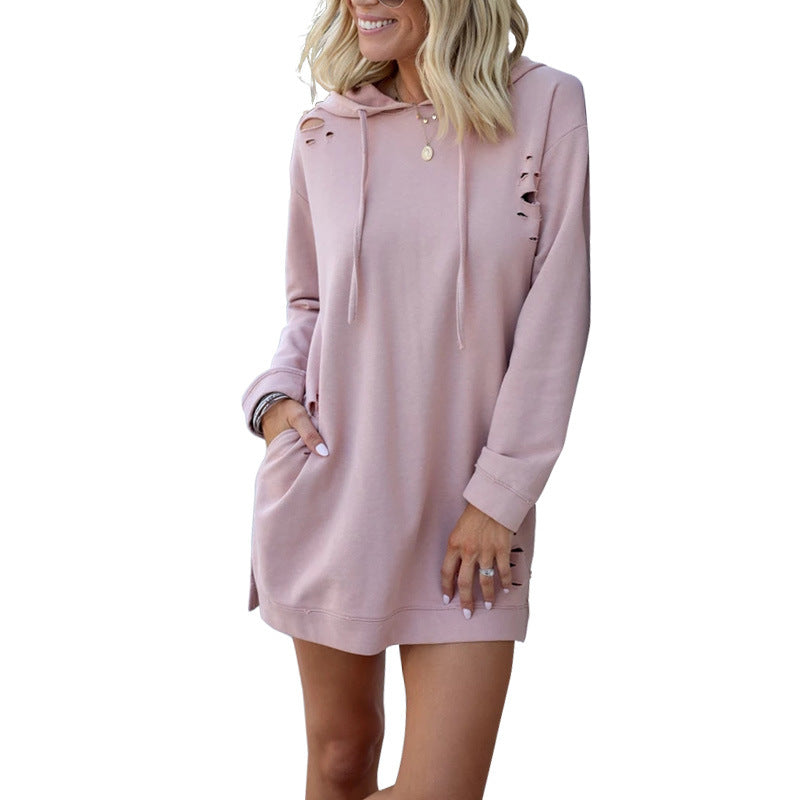 Women's Loose Long Sleeve Hoodie