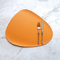 Placemat Heat Insulation PU Leather Coaster Bowl Kitchen Non-Slip