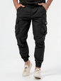 Men's three-dimensional pocket woven cargo pants