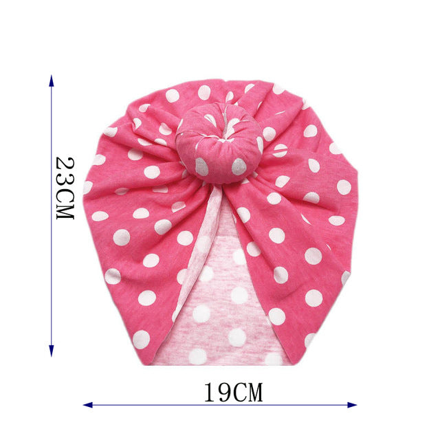 Knot Bow Baby Headbands Toddler Headscarves 6m-18m Baby Turban