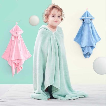 Bathrobe Children's towel Cape Animal bathrobe