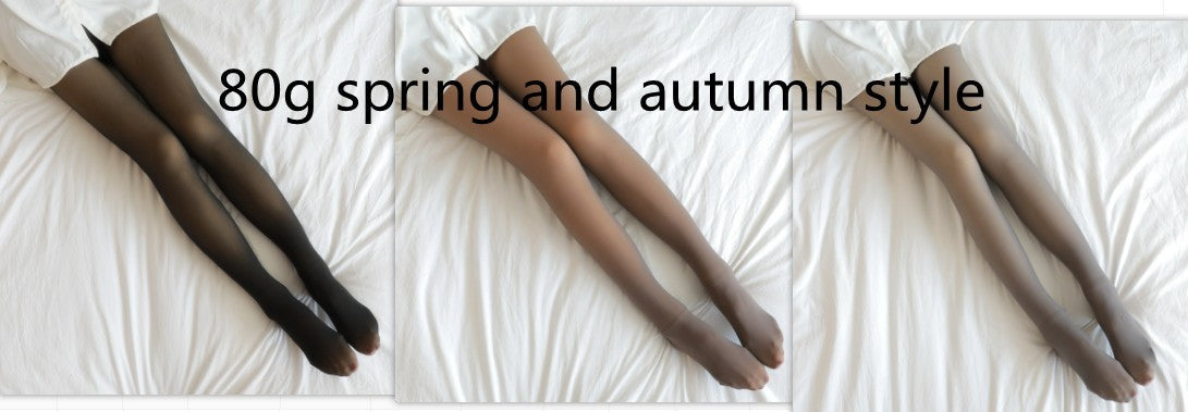 Gefälschte Transluzenten Herbst Und Winter Transluzenten Plus Größe Leggings Warme Fleece Strumpfhosen Frauen Fleece Gefüttert Strumpfhosen Thermische Winter Strumpfhosen