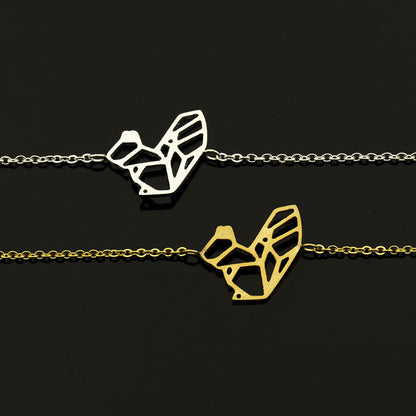 Gold squirrel women's jewelry Origami squirrel bracelet women's bracelet