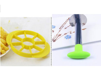 Stainless Steel Easy to use Pineapple Peeler Accessories Pineapple Fruit Cutter Corer Slicer Kitchen Tools