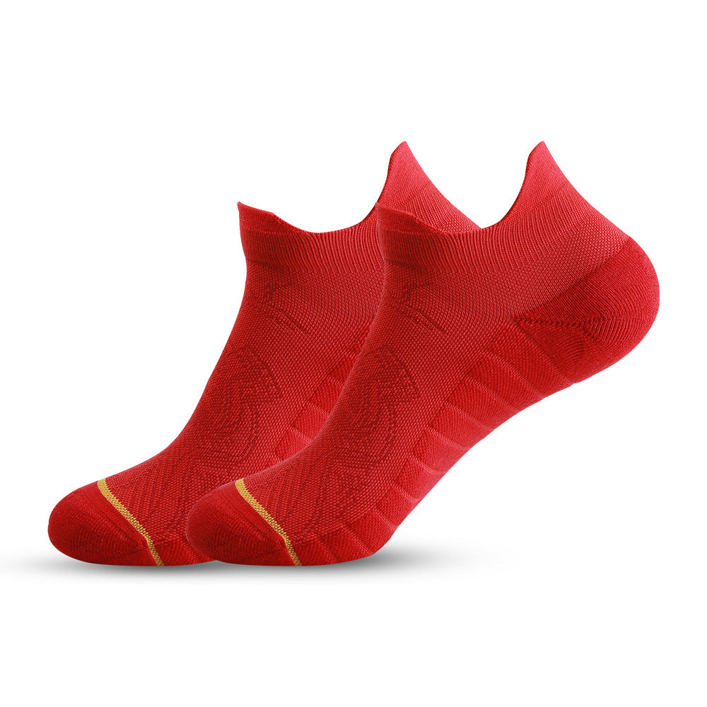 Non-Slip Outdoor Socks with Towel Bottom for Running Riding Breathable Sports