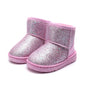 Children's snow boots with sequins