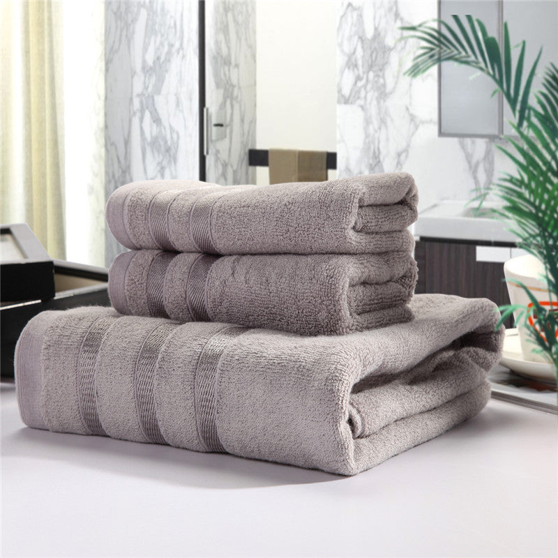 Bamboo towel set antibacterial and hypo allergenic