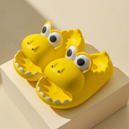 Children Dinosaur Slippers Wholesale Summer Cartoon Parent Child Outdoor Home EVA Sandals Women Men Kids Cute Slippers Baby Shoes