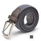 Unisex braided elastic belt stretch belt canvas belt student belt