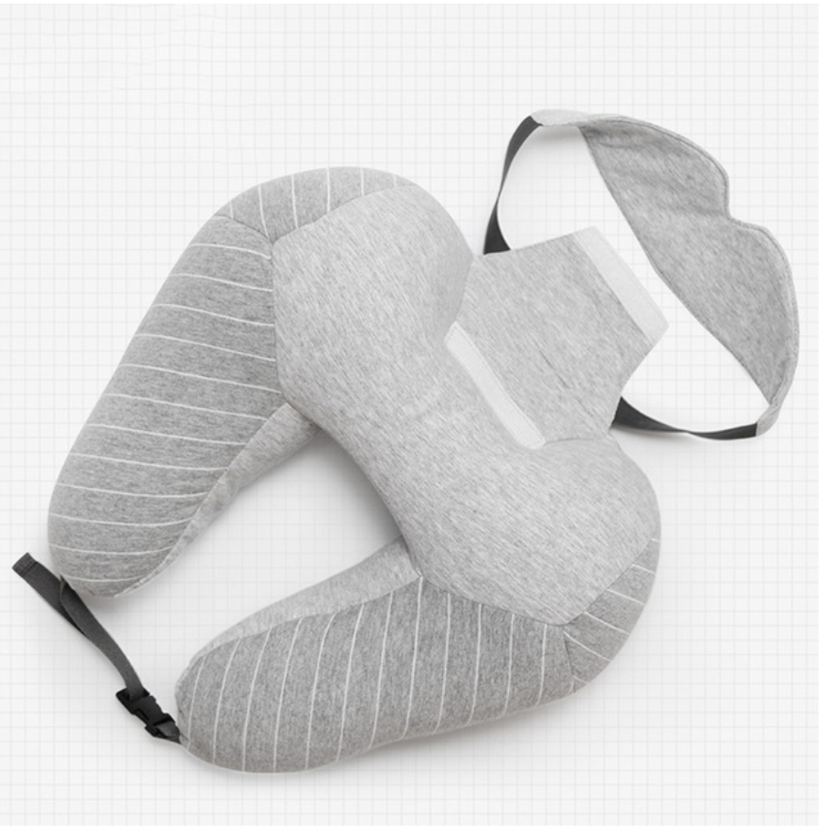 Travel foam particle u-shapedcervical neck lumbar pillow