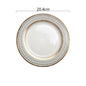 European style plate Wobble plate Plate Gold plated plate Glass beads Dot plate Ceramic plate