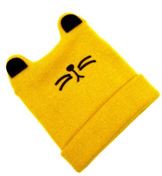 Baby Newborn Baby Knit Cartoon Child Kids Girl Cat Ear Hat Beanie Hat Warm Autumn Winter