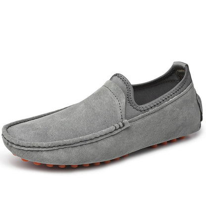 Casual Shoes Men Summer Moccasins Slip On Breathable Plus Size Genuine Leather