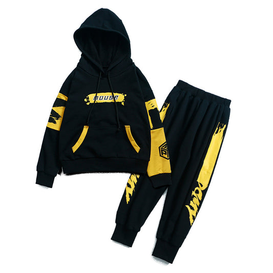Boys' hooded tracksuit