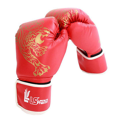 Flame Tiger boxing gloves. Boxing training gloves