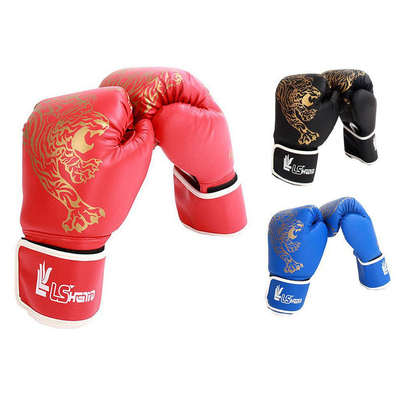 Flame Tiger boxing gloves. Boxing training gloves