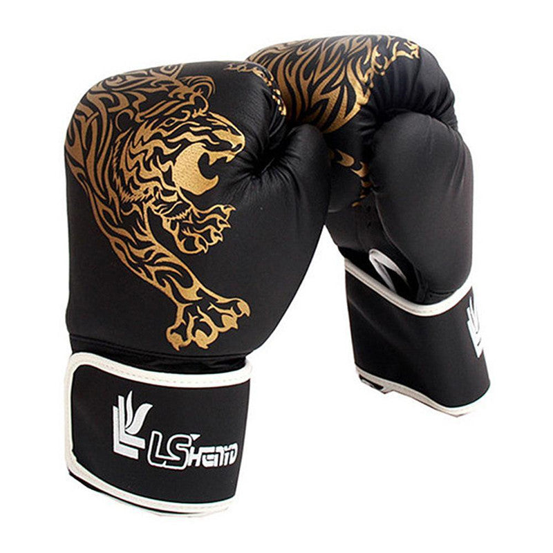 Flame Tiger boxing gloves. Boxing training gloves