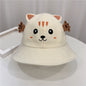 New Products Sun hat with kitten and frog small pot hat baby hat