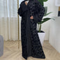 Dubai Frauen Kleidung Maxi lang Kaftan Abaya Malaysian Robe Cardigan