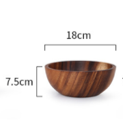 Acacia wood bowl Holz Gescher