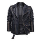 Winter Men's Leather Jacket Fashion Motorcycle