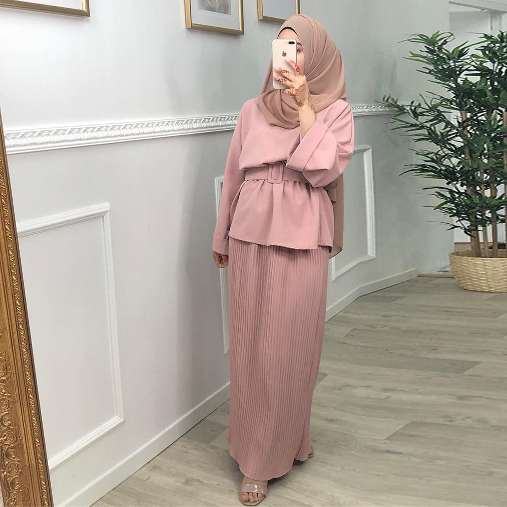Ramadan Eid Mubarak Abaya Dubai Türkei Hijab Kleid Muslim Se