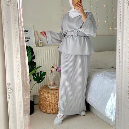 Ramadan Eid Mubarak Abaya Dubai Türkei Hijab Kleid Muslim Se