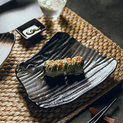 Plate Sushi Flat Creative Household