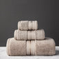 Pure color thick cotton bath towel set towel set raised beach towel pure cotton bath towel for beauty salon