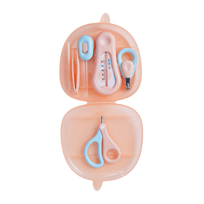 Six-piece baby nail clipper care set